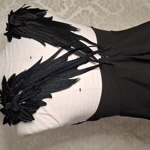 Black Wings Mini Dress